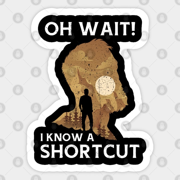 Oh Wait I Know A Shortcut Sticker by mkar